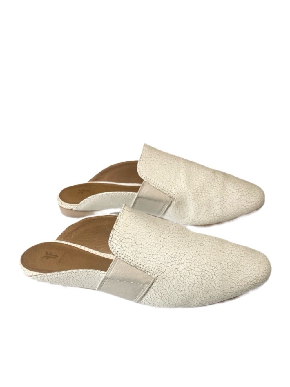 Frye Terri-Gore Cracked Leather Mules Size 9M